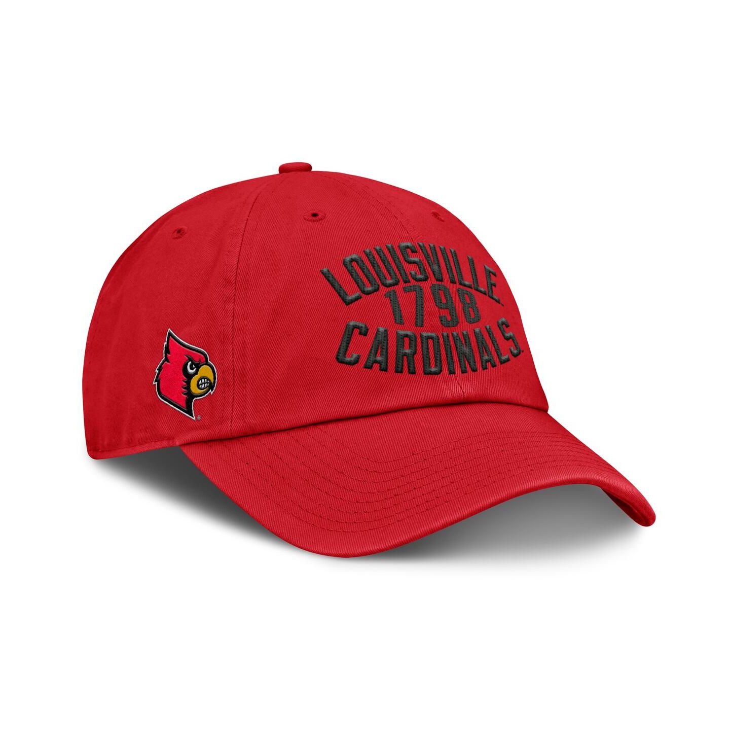 Мужская кепка Fanatics Red Louisville Cardinals Archer Adjustable Hat — фото 3