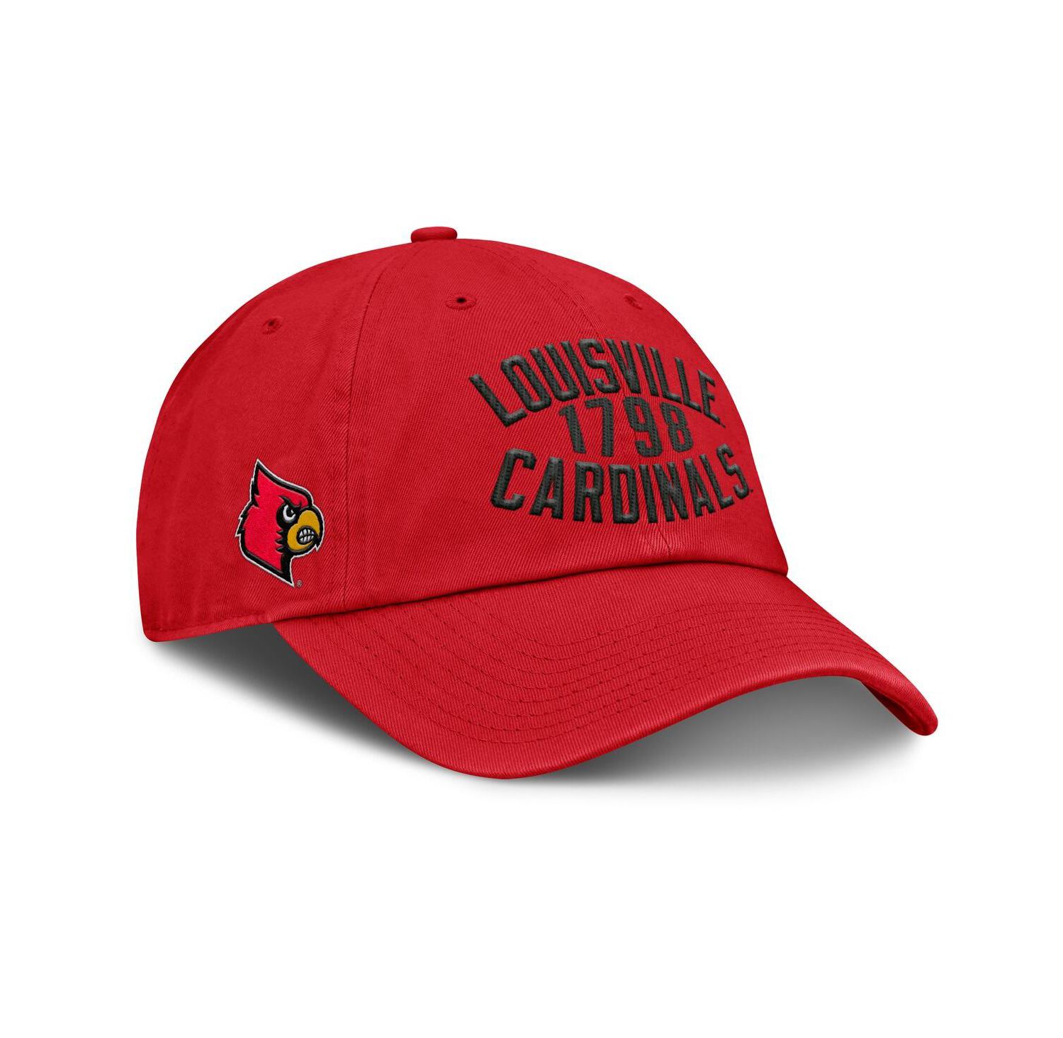 Men's Red Louisville Cardinals Archer Adjustable Hat