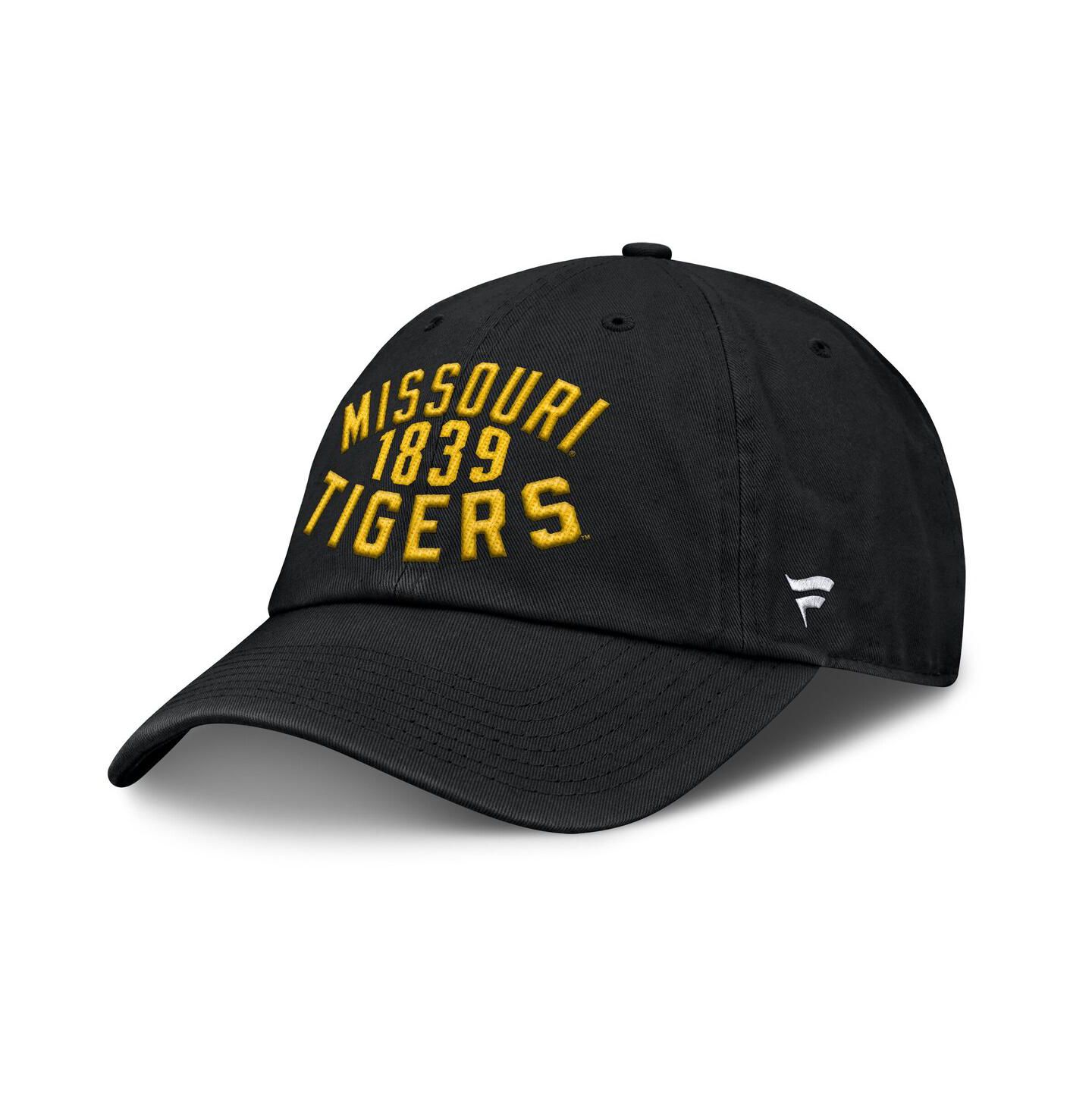Мужская кепка Fanatics Black Missouri Tigers Archer Adjustable Hat — фото 3