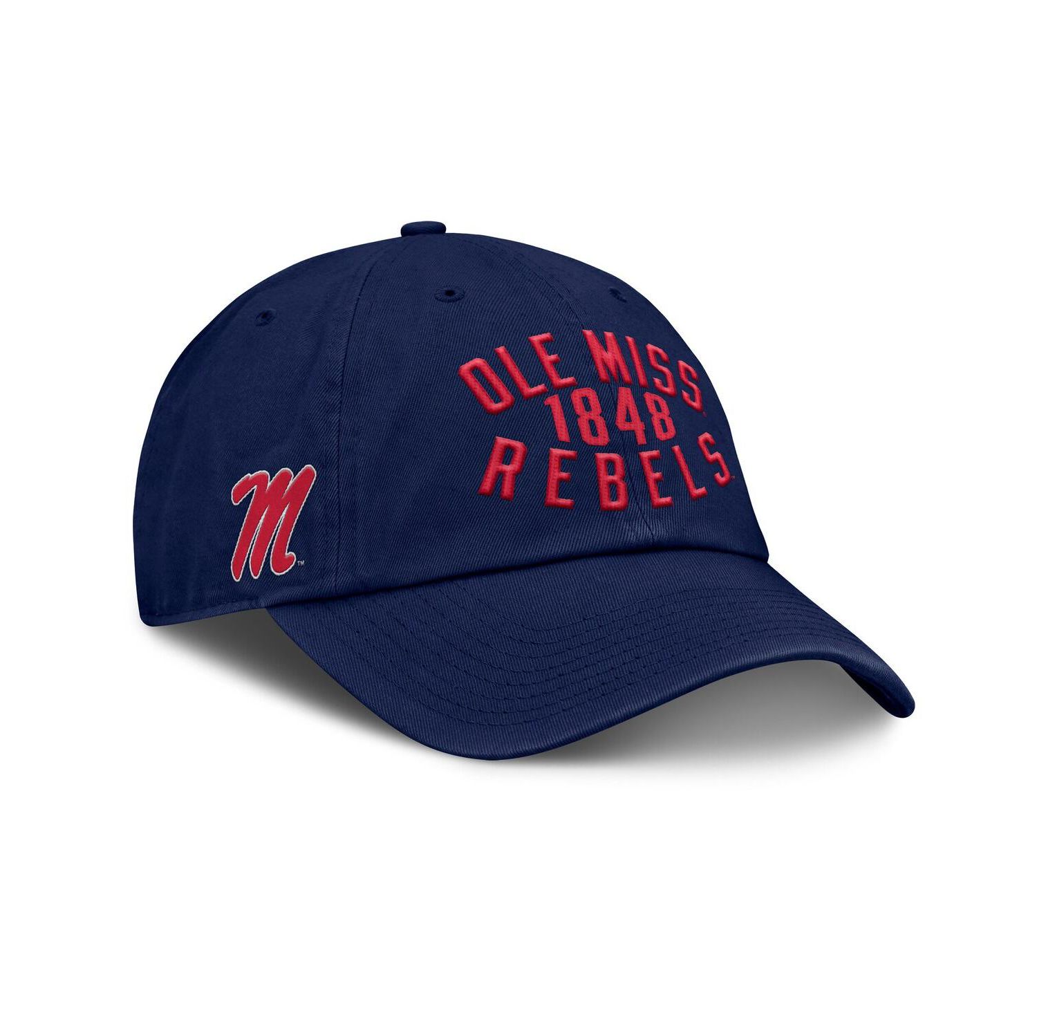 Men's Navy Ole Miss Rebels Archer Adjustable Hat
