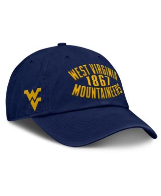 Men's Navy West Virginia Mountaineers Archer Adjustable Hat