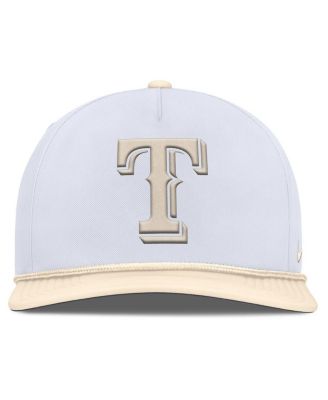 Men's White/Cream Texas Rangers Pro Performance Snapback Hat
