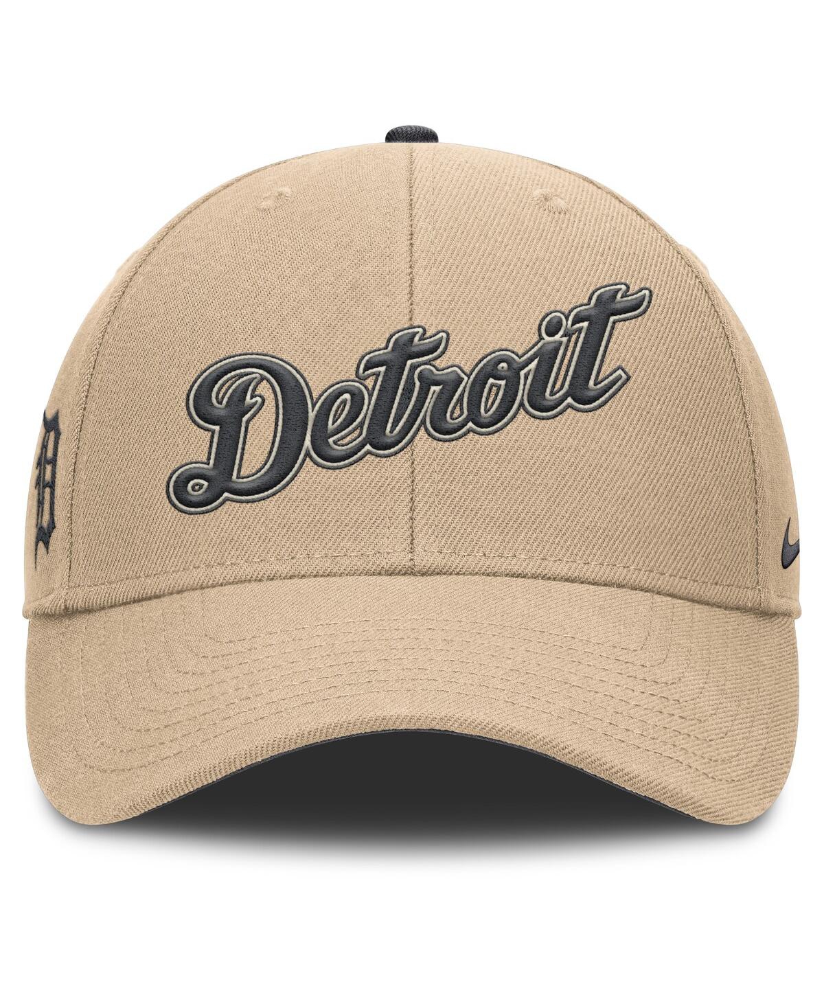 Nike Men's Khaki Detroit Tigers Rise Adjustable Hat In Brown