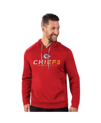 MSX by Michael Strahan - Men's Red Kansas City Chiefs Performance Pullover Hoodie