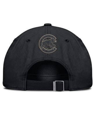 Men's Black Chicago Cubs Camo Pack Club Adjustable Hat