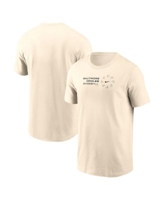 Nike - Men's Natural Baltimore Orioles Pinwheel Lockup T-Shirt