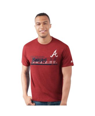Starter - Men's Red Atlanta Braves Prime Time Team T-Shirt