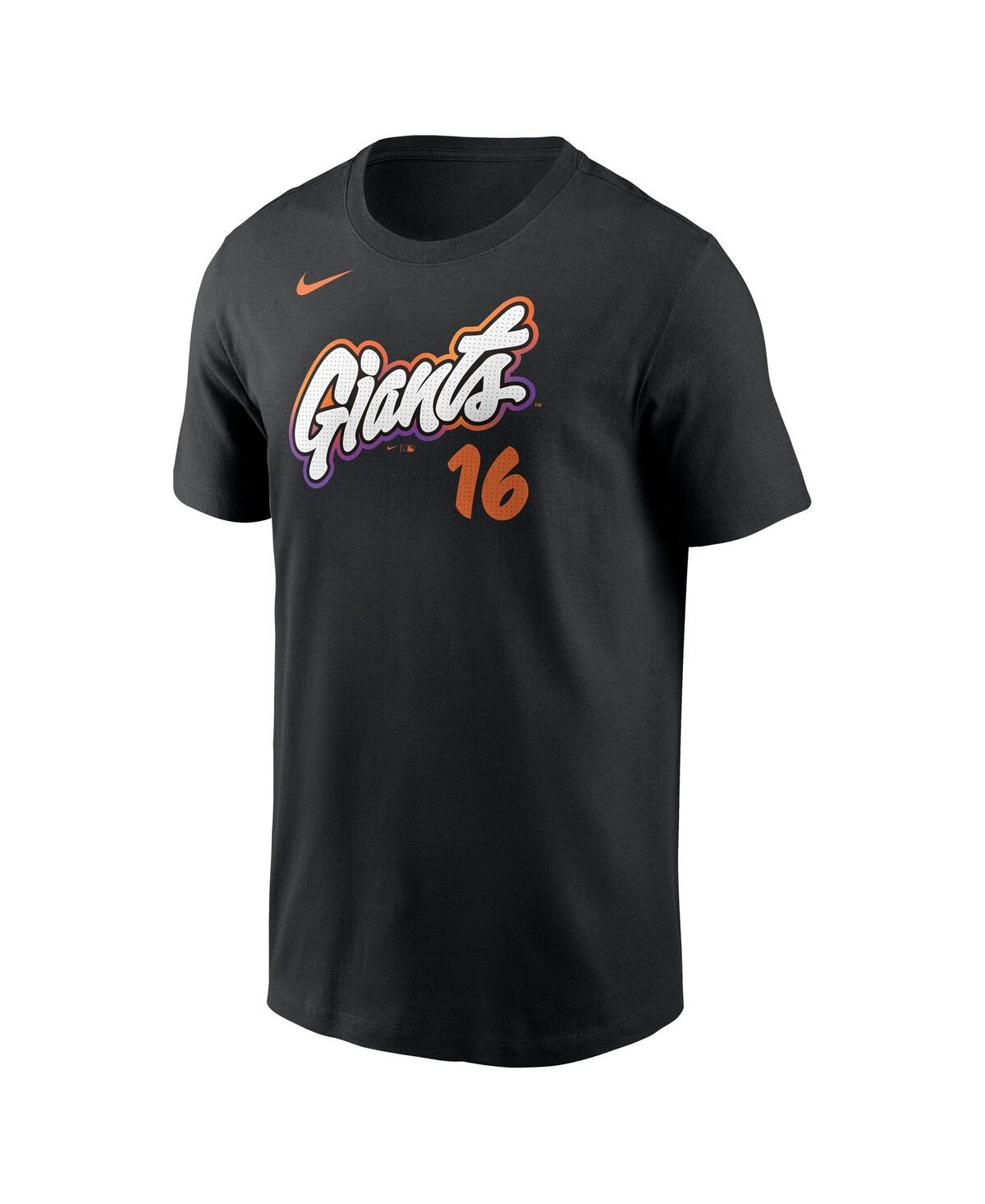 Nike Rafael Devers Black San Francisco Giants 2025 City Connect Fuse Name & Number T-shirt In Black