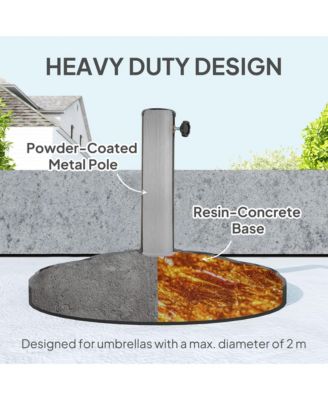 Patio Umbrella Base, 26 lbs Resin Outdoor Umbrella Sd,