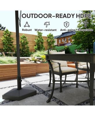 Patio Umbrella Base Umbrella Sd, /Water Filled,