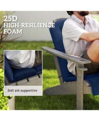 4PCS Adirondack Chair Cushion, Outdoor Chair Cushions,