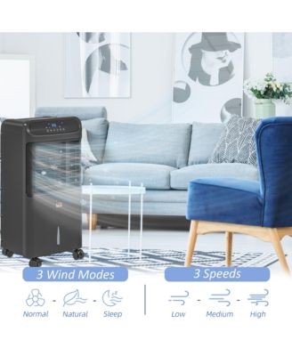 3-In-1 Mobile Evaporative Air Cooler with Remote Oscillating