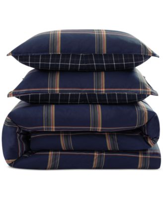 Beacon Plaid Cotton 2-Piece Comforter Set, Twin