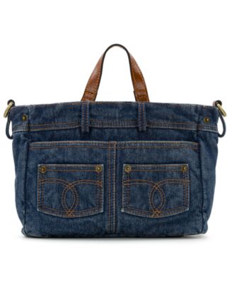 Varedo Medium Denim Satchel