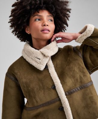 Women's Faux-Shearling Jacket, Macy's Exclusive 
