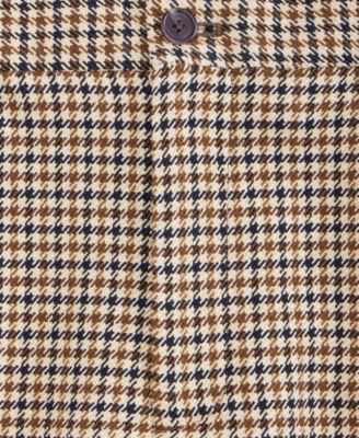 Men's Relaxed-Fit Houndstooth Pants, Macy's Exclusive