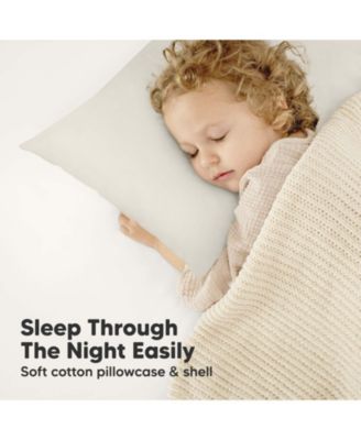 Toddler Pillow with Pillowcase, Small Pillow for Sleeping