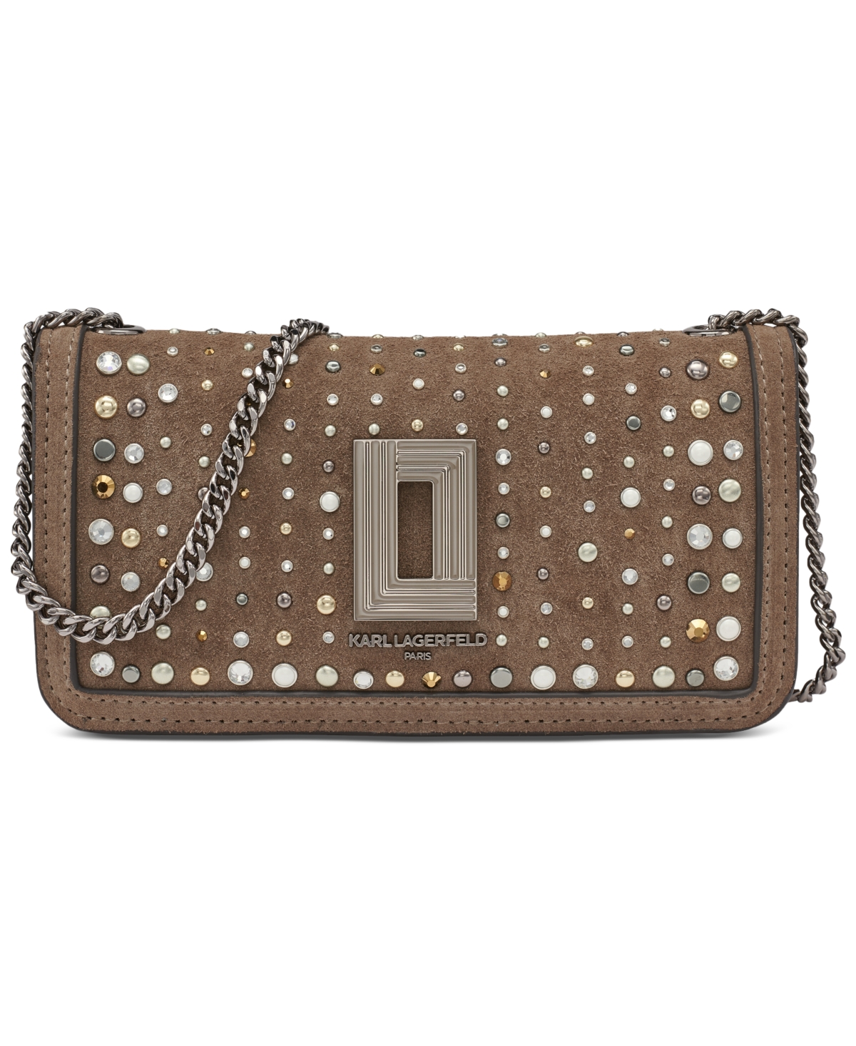 Karl Lagerfeld Kosette Mini Leather Shoulder Bag