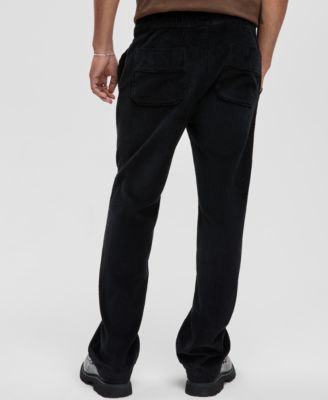 Men's Relaxed-Fit Straight-Leg Pull-On Corduroy Pants, Macy's Exclusive