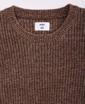 Men's Long-Sleeve Relaxed Crewneck Sweater