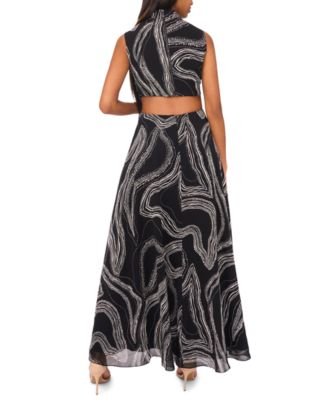 Women's The Evette Printed Chiffon Maxi Dress