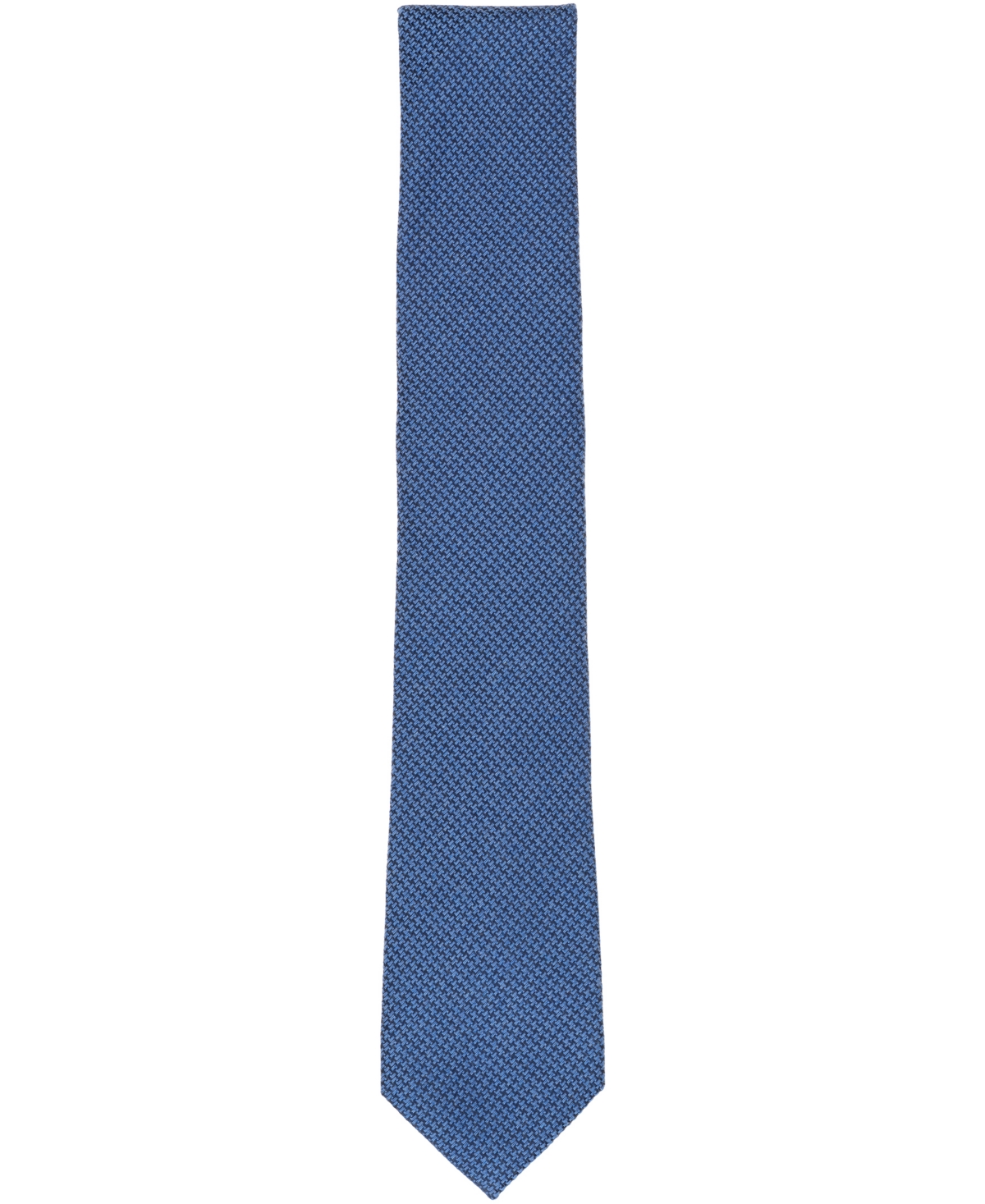 Alfani Men's Nebula Solid-pattern Tie, Macy's Exclusive In Blue