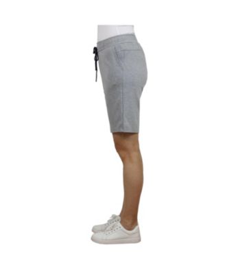 Women's Loose Fit Tech Fleece Performance Shorts With Heat Seal Zipper Pocket