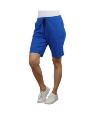 Women's Loose Fit Tech Fleece Performance Shorts With Heat Seal Zipper Pocket