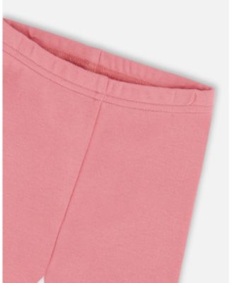 Baby Girls Cotton Dress and Leggings Set Pink Mini Floral