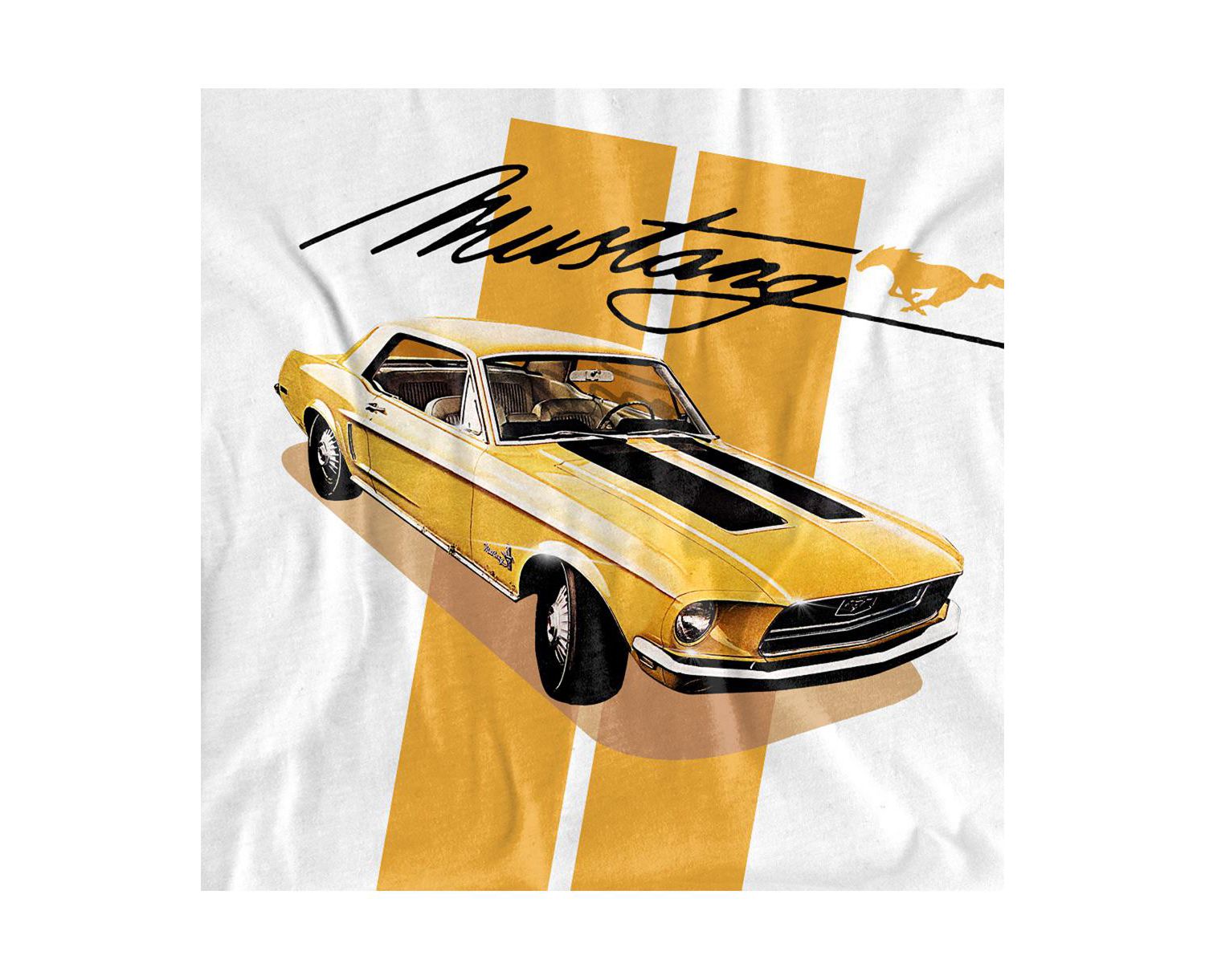 Big & Tall Ford Stang Stripes T-Shirt