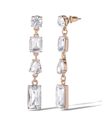 Crystal Cascade Statement Earrings