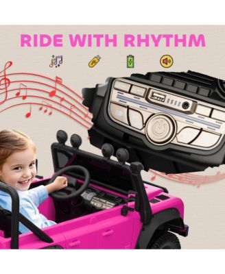 Kids Electric Car, Land Rover Licensed Off-Road Ride On Car,