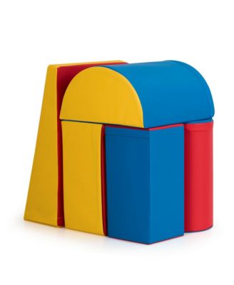 Toddler 5-Piece Climb and Crawl Activity Play Set Safe Foam Blocks Soft Climber