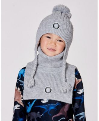 Kids Unisex Turtleneck Neckwarmer Heather Gray - Toddler|Child