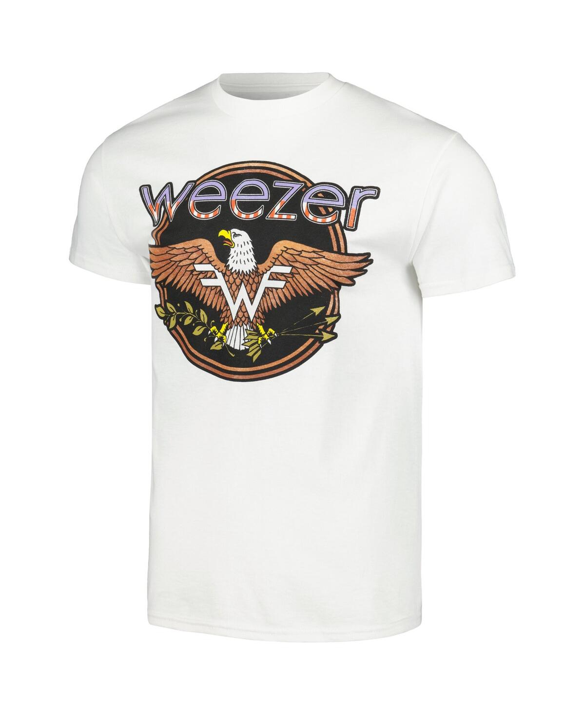 Manhead Merch Men's White Weezer T-shirt In White