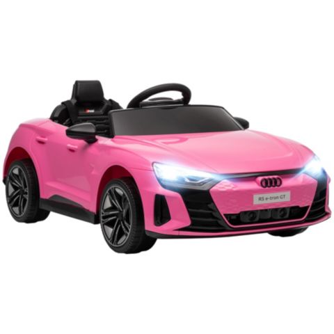 Детская игрушка Aosom RS E-Tron GT 12V Electric Remote Control Ride-On Car, 55 lb. Capacity, Ages 3+, цвет: Розовый