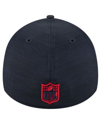 Men's Navy Houston Texans Stripes 39THIRTY Flex Hat