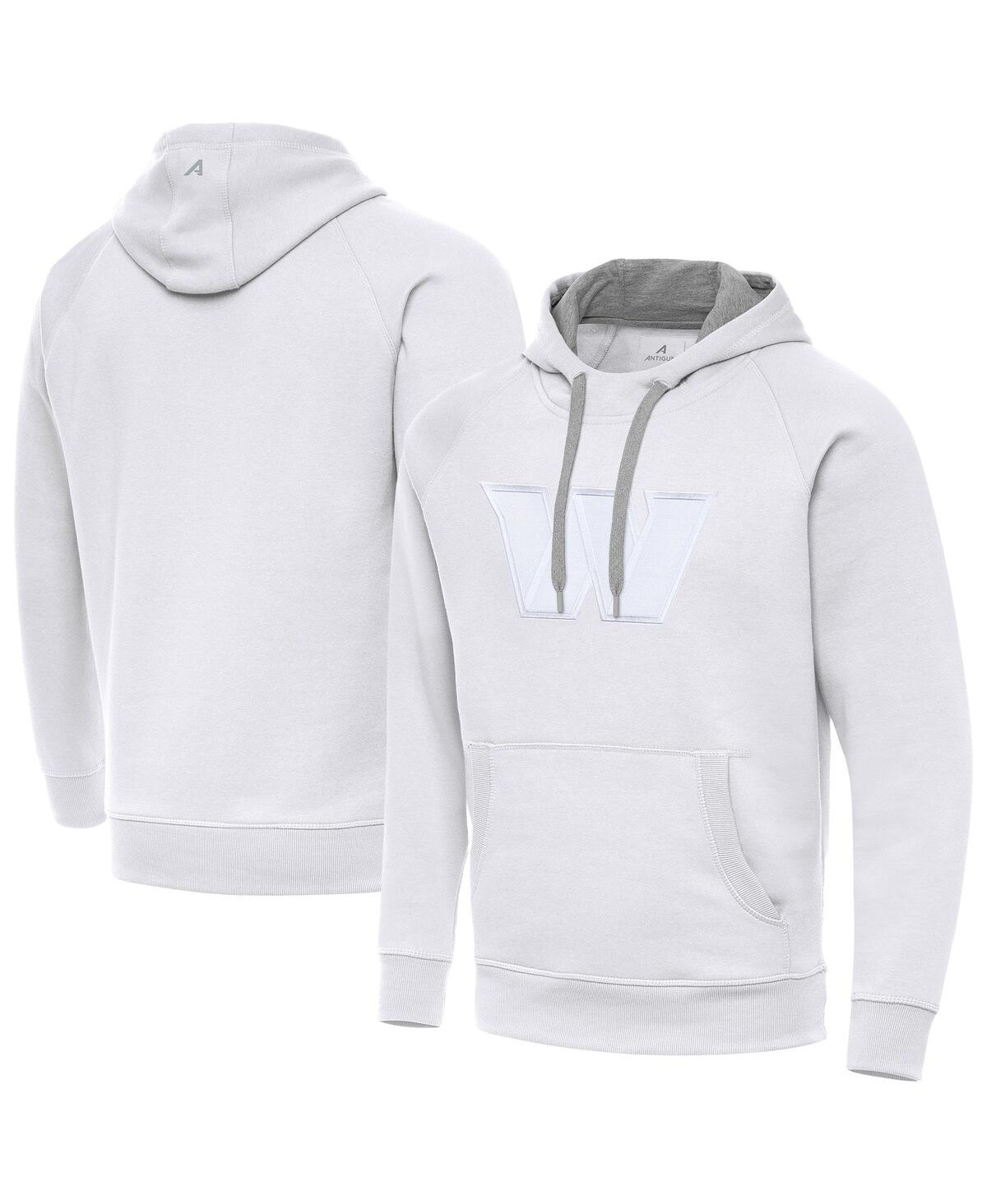 Men's White Washington Commanders Victory Pullover Hoodie - White