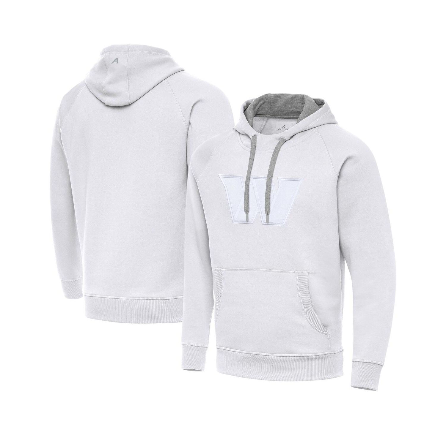 Men's White Washington Commanders Victory Pullover Hoodie