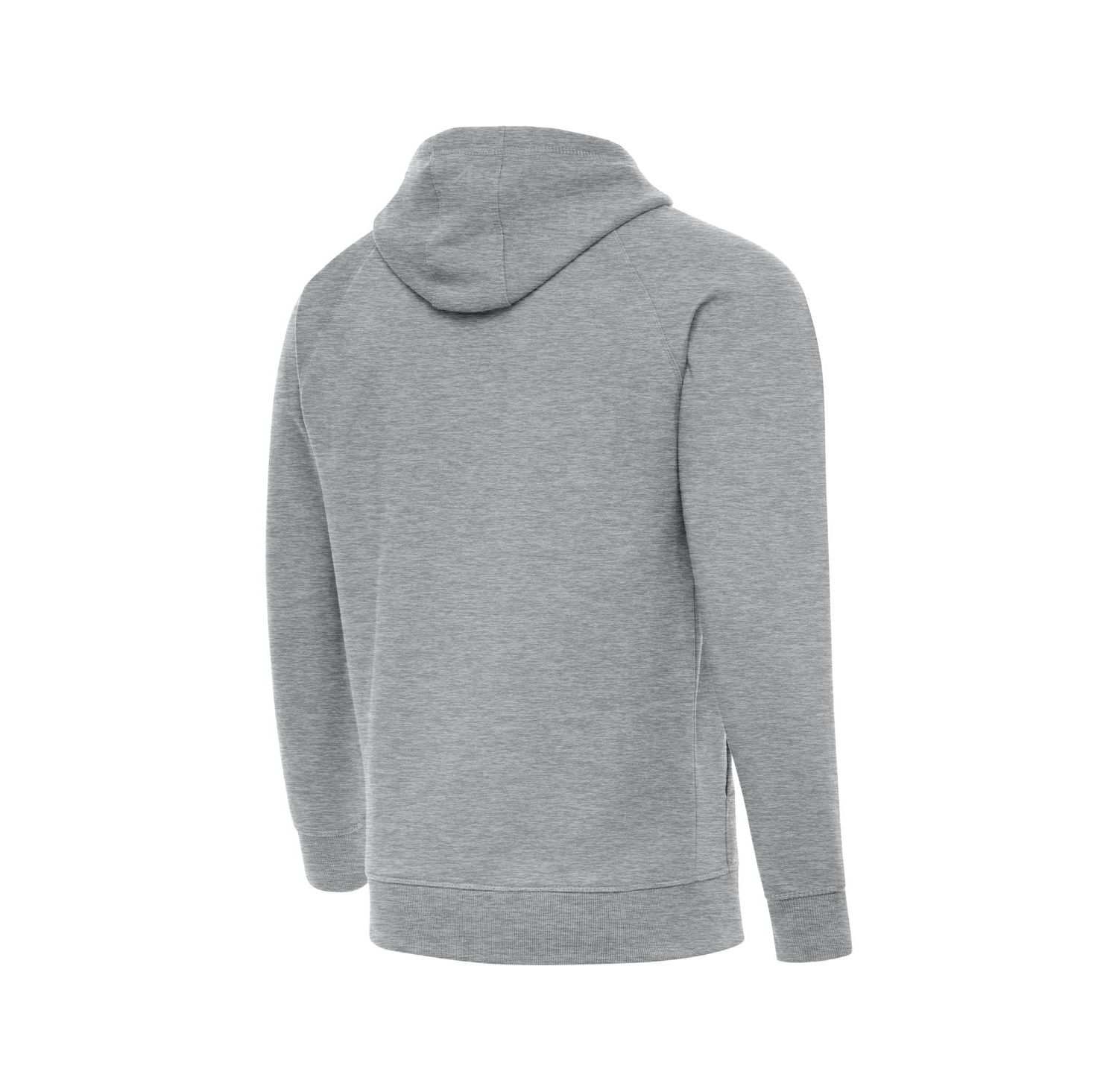 Men's Heather Gray Las Vegas Raiders Victory Pullover Hoodie