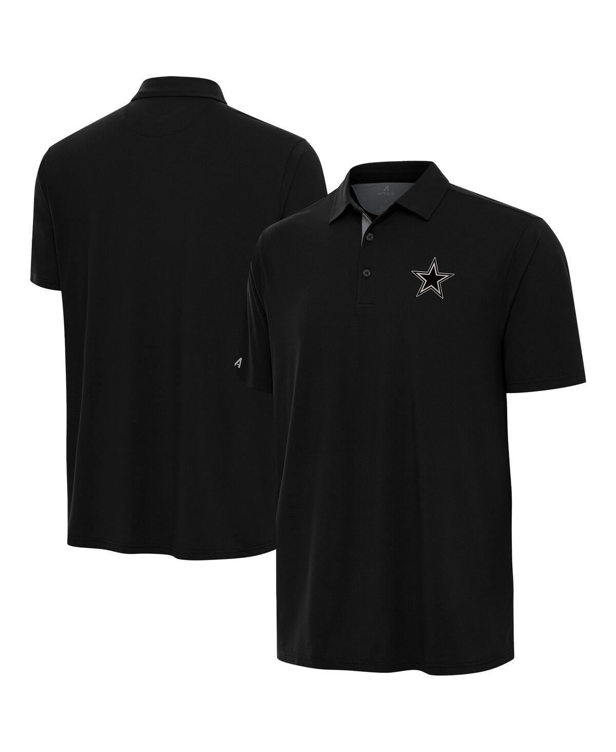 Men's Black Dallas Cowboys Era Polo Shirt - Black