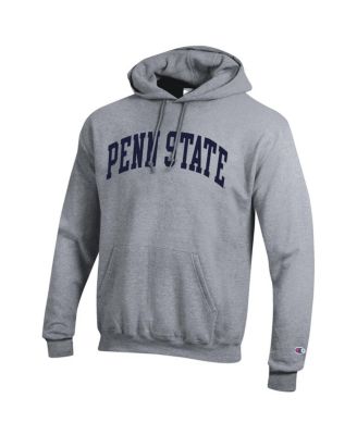 Men's Heather Gray Penn State Nittany Lions Basic Arch Fleece Pullover Hoodie