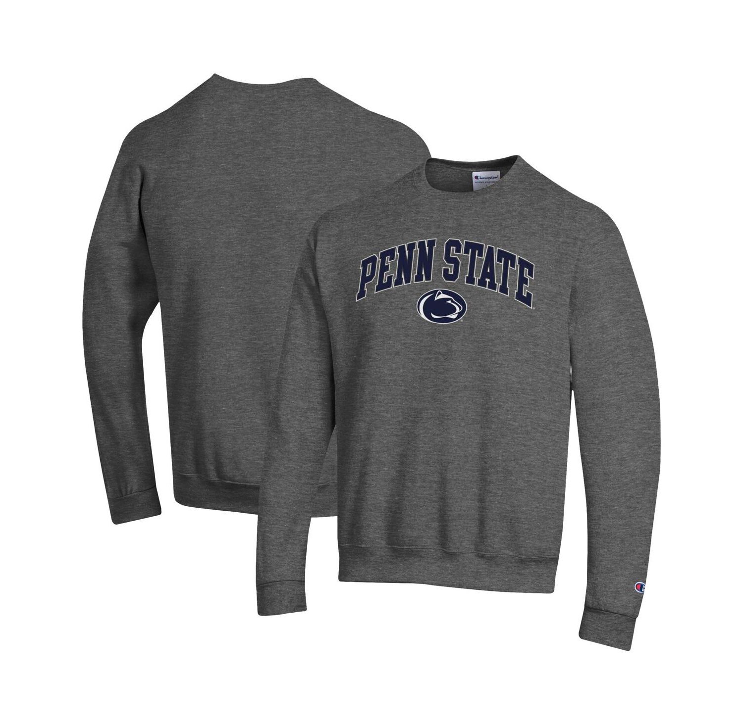 Men's Navy Penn State Nittany Lions Arch Over Logo Pullover Sweatshirt