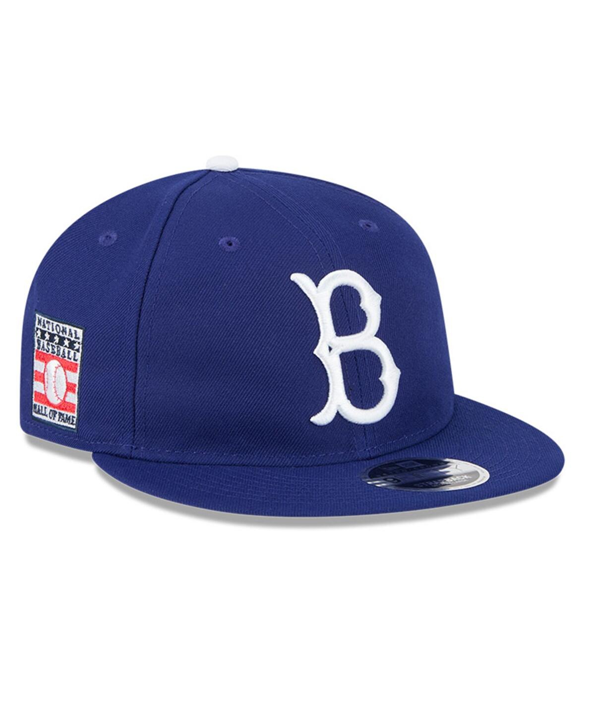 Men's Royal Brooklyn Dodgers Baseball Hall of Fame Retro Crown Cooperstown Collection 9FIFTY Adjustable Hat - Royal