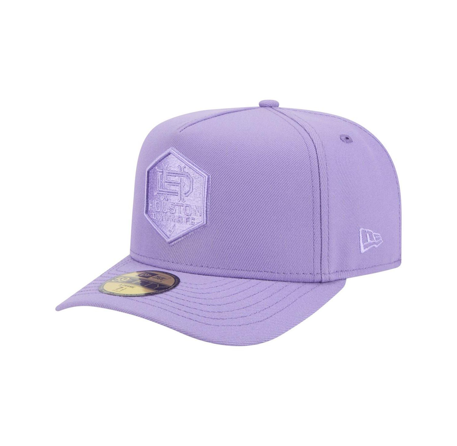 Men's Purple Houston Dynamo FC Color Pack A-Frame 59FIFTY Fitted Hat