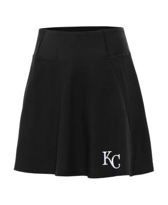 Women's Black Kansas City Royals Chip Skort