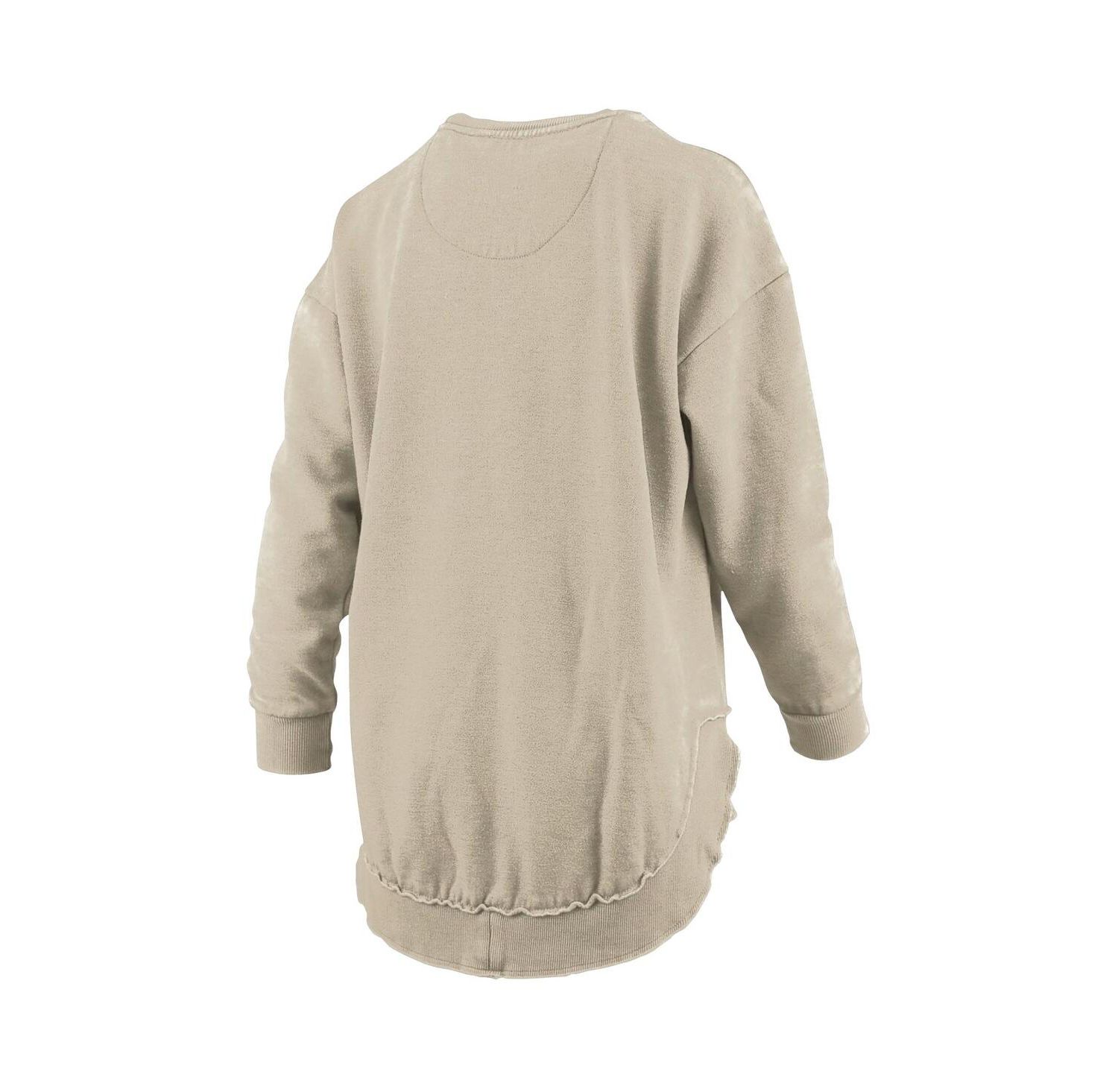Women's Tan Florida State Seminoles Poncho Fleece Pullover Sweatshirt