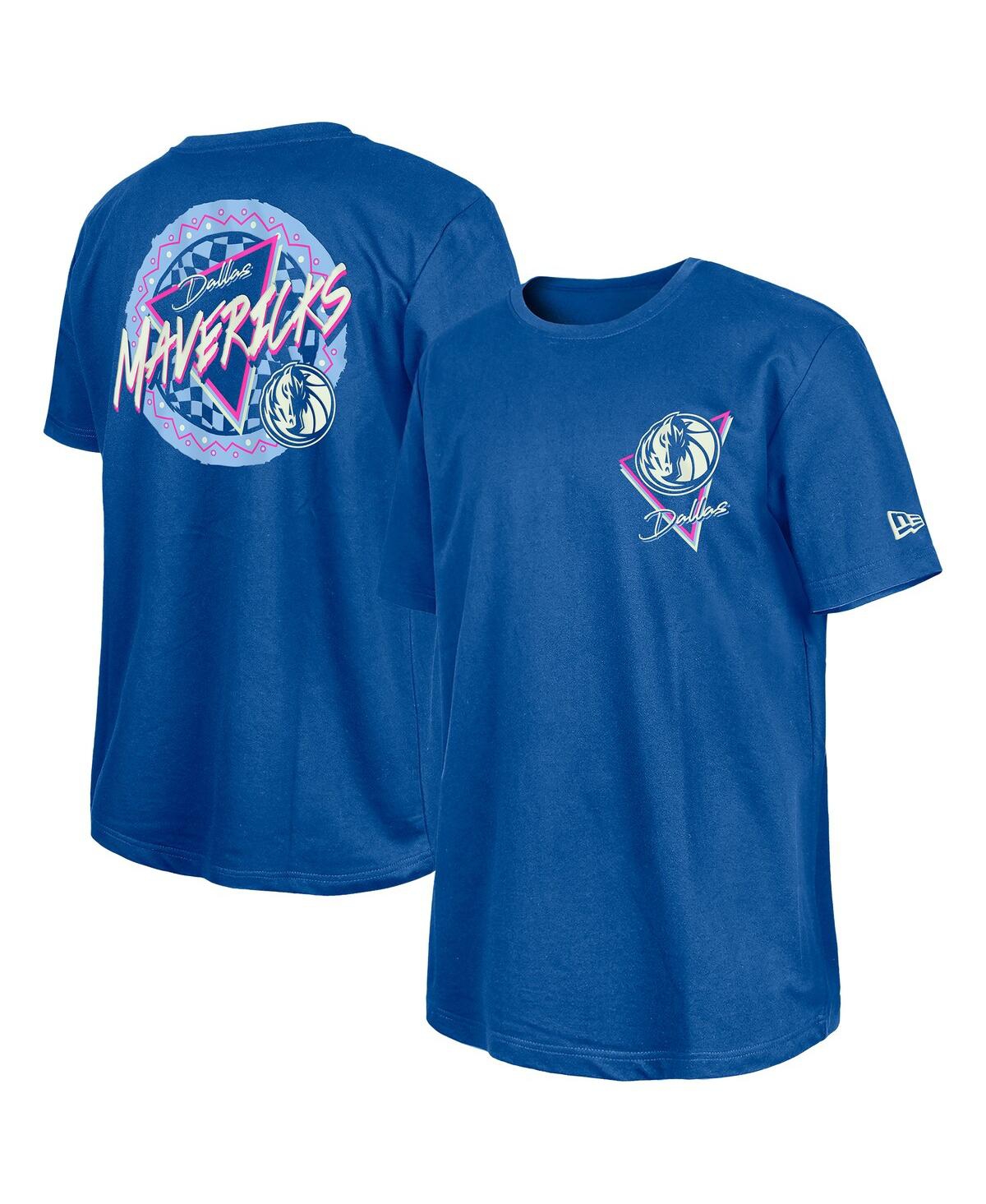 Men's Blue Dallas Mavericks Glow-in-the-Dark T-Shirt - Blue
