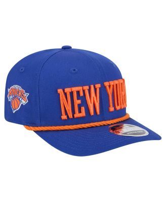 New Era - Men's Blue New York Knicks WordMark Rope 9SEVENTY Adjustable Hat