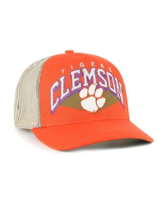 Men's Orange Clemson Tigers Pomona Mesh Hitch Adjustable Trucker Hat